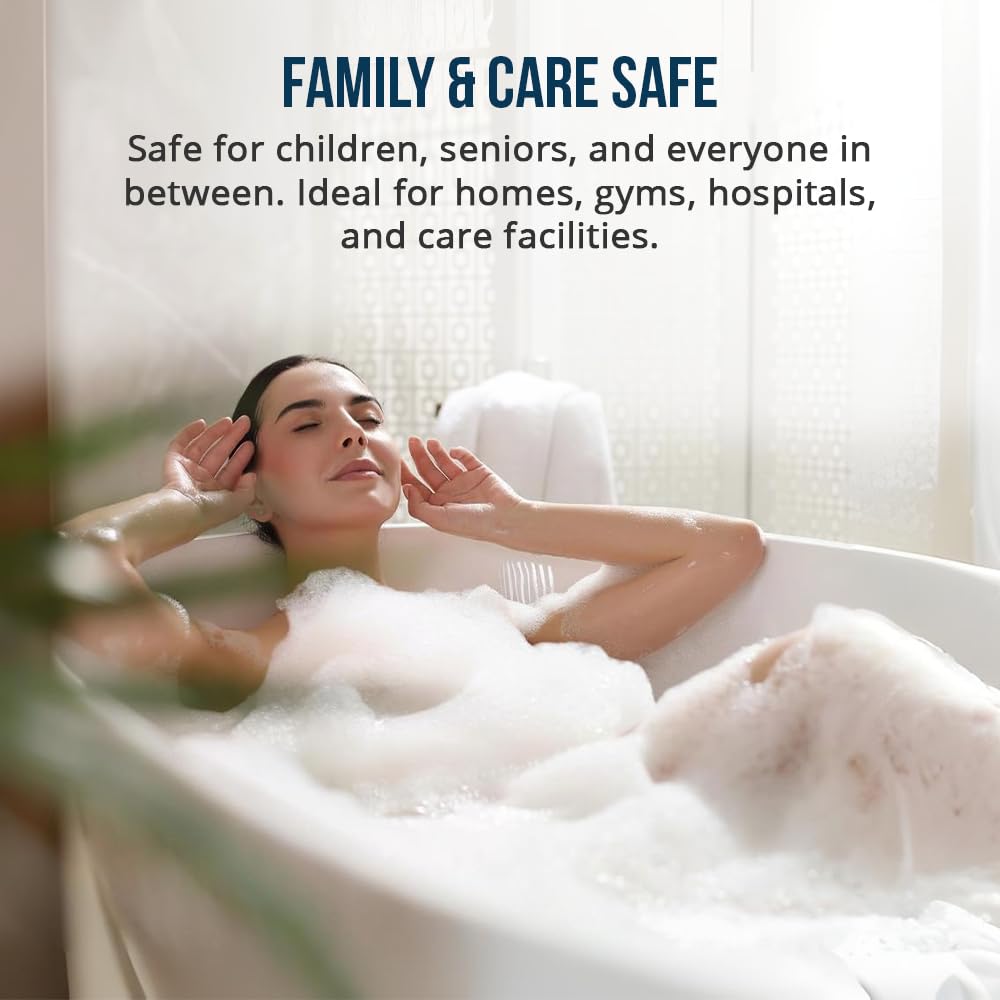 The Original Refinished Bathtub Mat - No Suction Cup Bath Mat, Designed for Textured and Refinished Bathtubs Made of Rubber Not Cheap Plastic, Great for Children and Elderly (White)