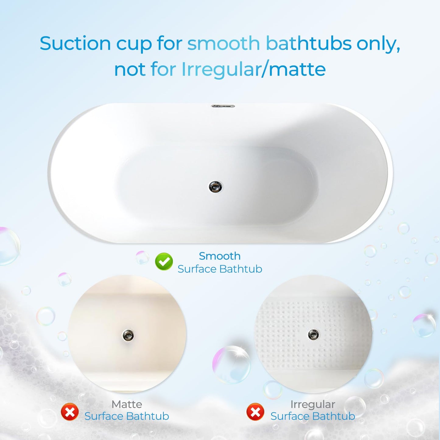 Portable Spa Bubble Bath Mat, Bathtub Massager Mat with Waterproof and Non-Slip Functions, Multi-Intensity Remote, Electric Air Pump, Strong Suction Cups, Full-Body Bubble Spa Experience at Home.