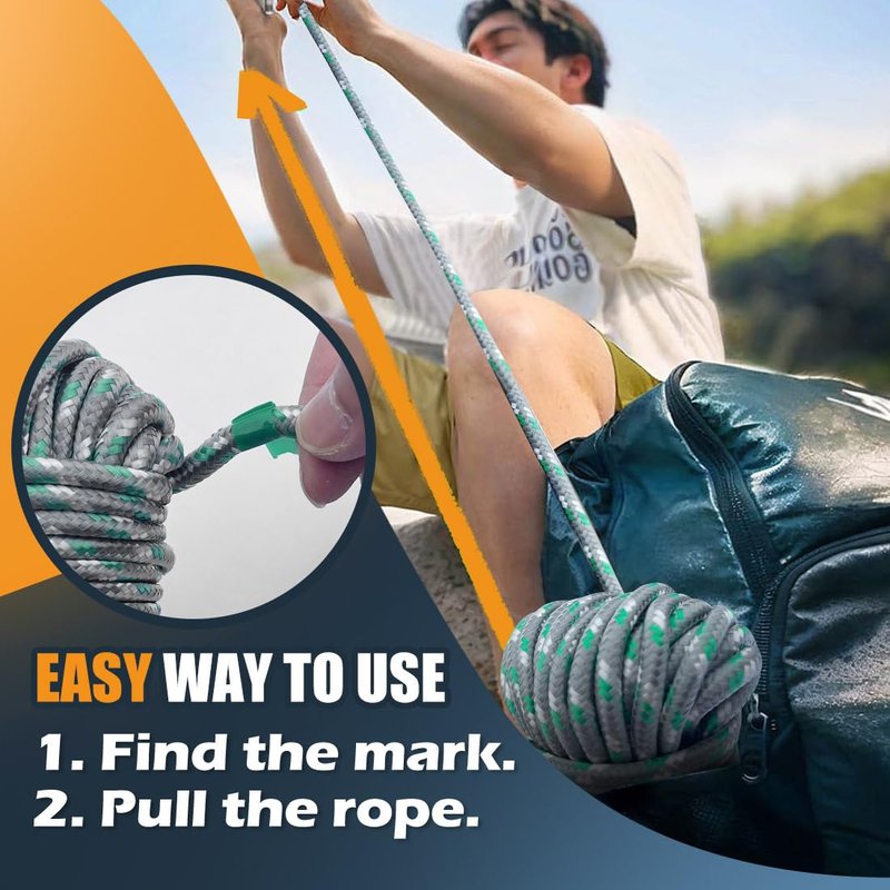 SMART&CASUAL 100 ft 1/4" Polyester Rope (Comparable to Nylon Rope) Poly Strong Utility Cord for Clothes Line Flag Pole Camping Crafting (White)