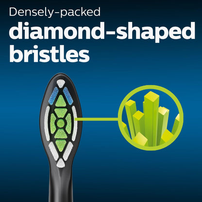 Philips Sonicare W DiamondClean - Genuine Replacement Electric Toothbrush Heads, White, 4 Pack One Year Supply, HX6064/65