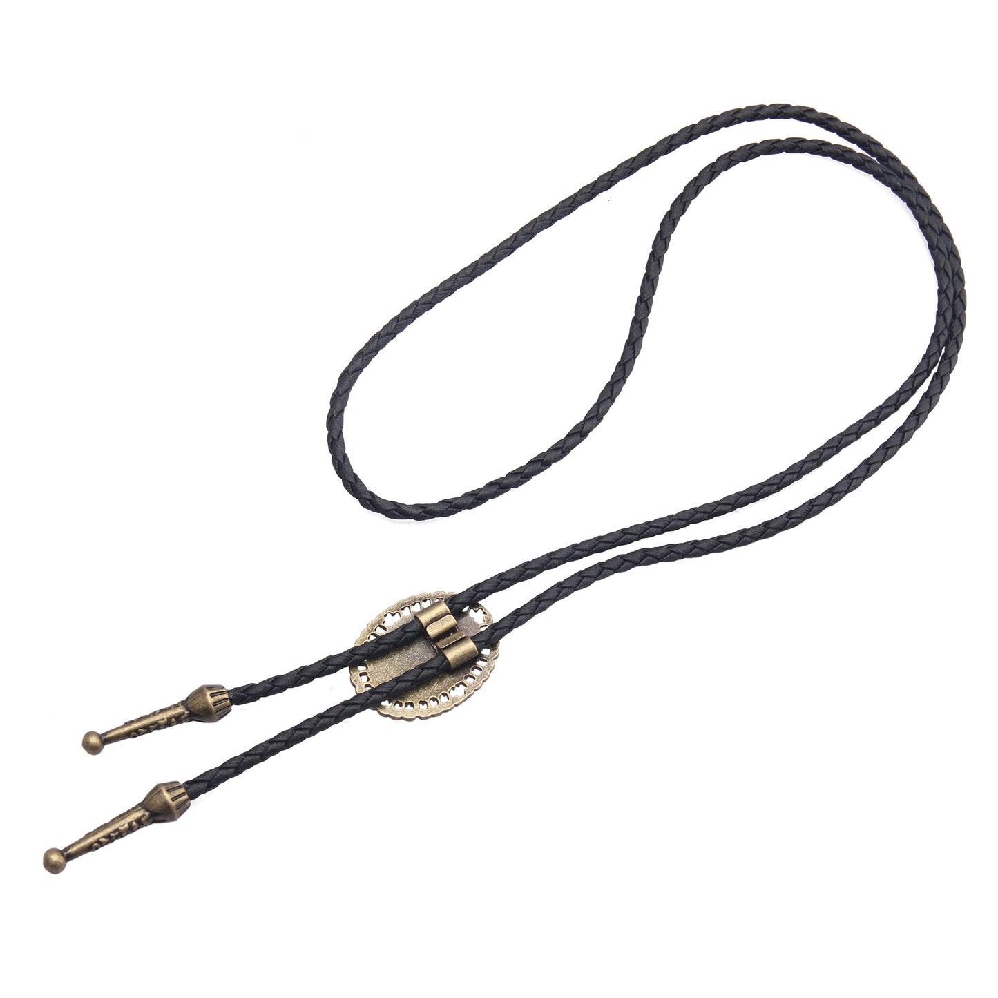 GelConnie Bolo Tie for Men Western Tie Gold Cowboy Tie White Turquoise Necktie Necklace American Indian Bolo Tie for Women