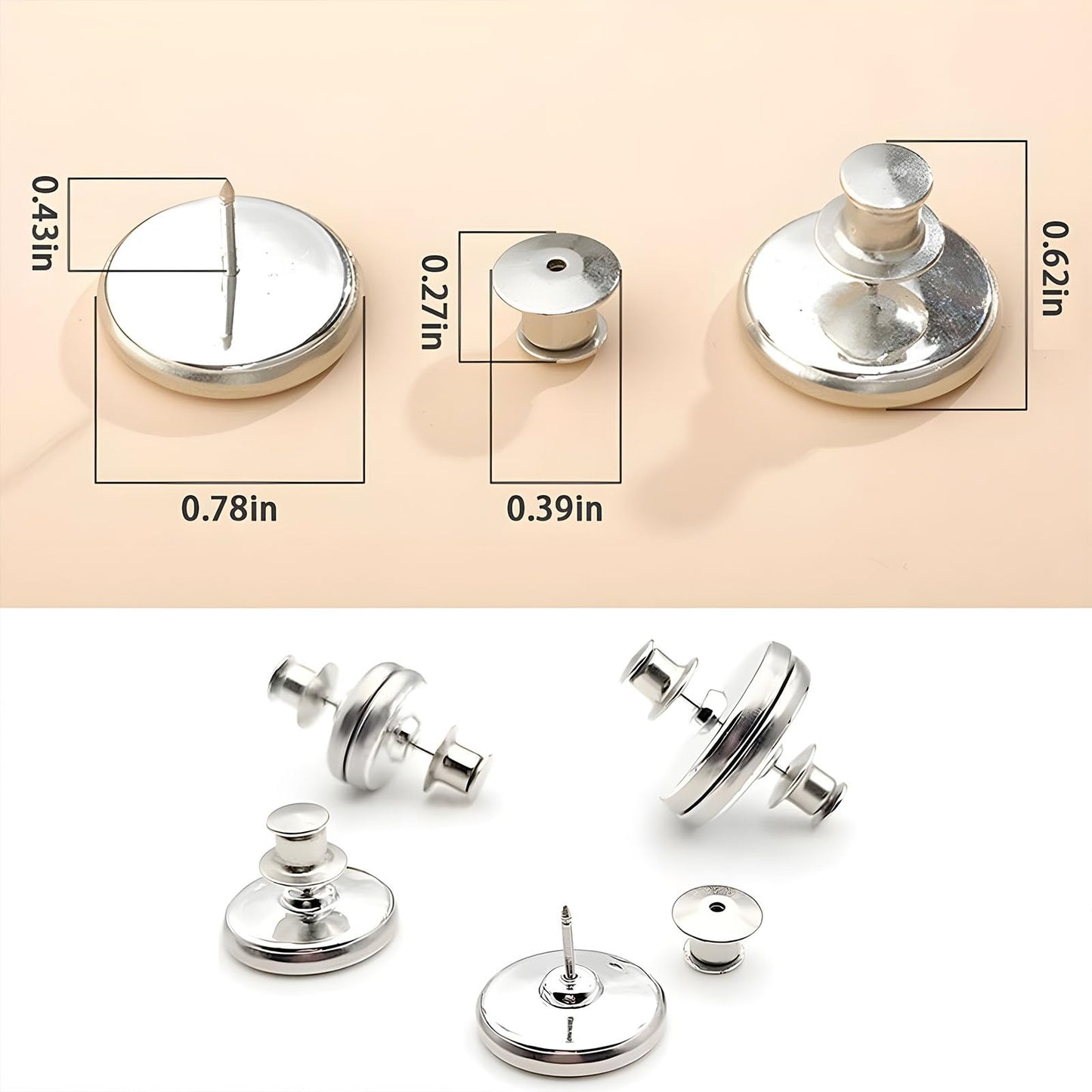 20 Pairs Curtain Magnets Closure,Magnetic Curtain Clips,Strong Magnets Curtains Weights for Prevent Light Leaking Keep Curtain Closed for Home Bedroom Office Curtain Draperies（0.98inch）