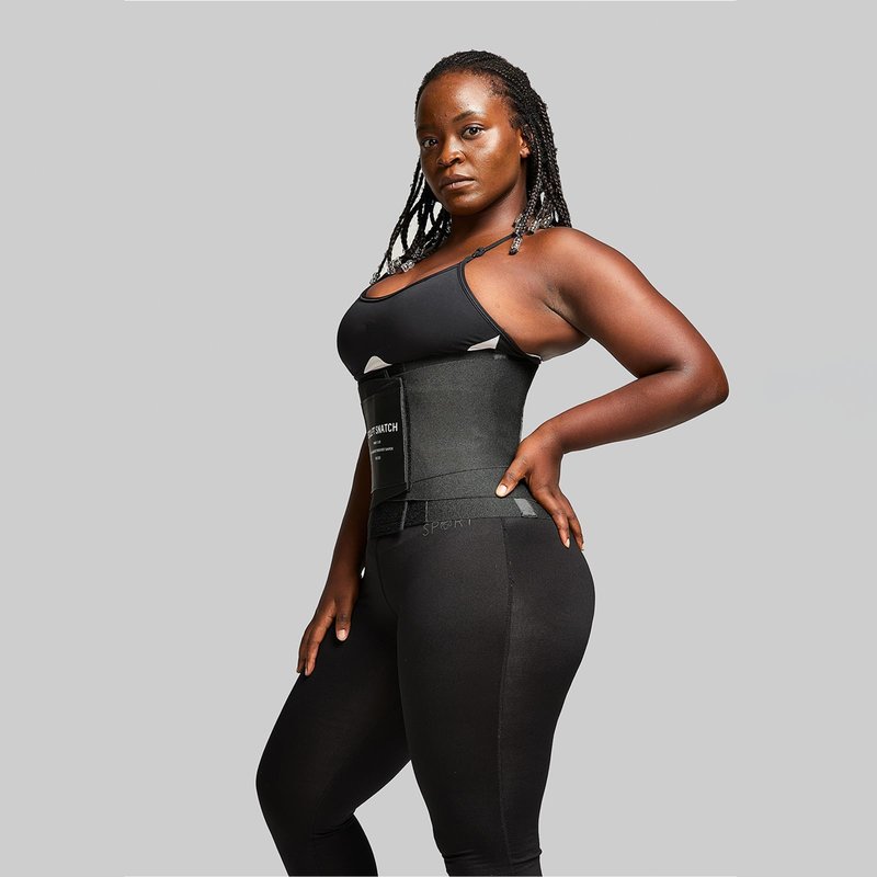 Sculpt Snatch Hourglass Waist Trainer for Women–Adjustable Sweat Band for Stomach, Tummy Control&Workout Waist Trimmer(PINK,3XL)