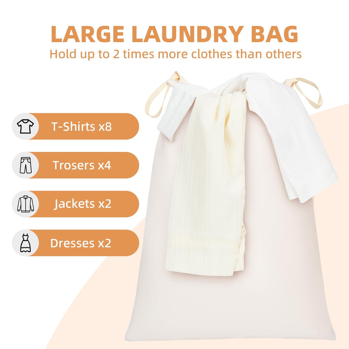 BAGAIL 8 Set Packing Cubes Various Sizes Packing Organizer for Travel Accessories Luggage Carry On Suitcase-Beige