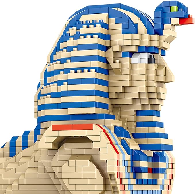 Great Sphinx Egypt Building Blocks Set (2732Pcs) Famous World Architecture Educational Toys Micro Bricks for Kids Adults