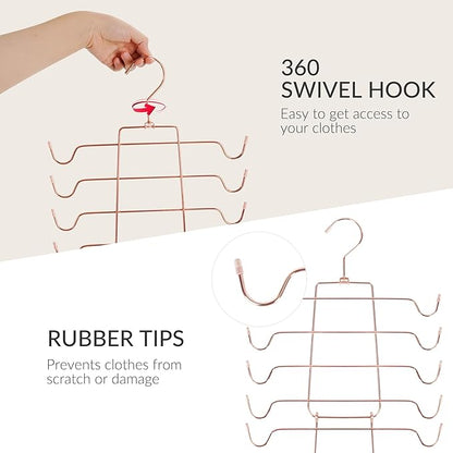 ZEDODIER 3 Pack Tank Top Hanger Space Saving, Bra Hangers
