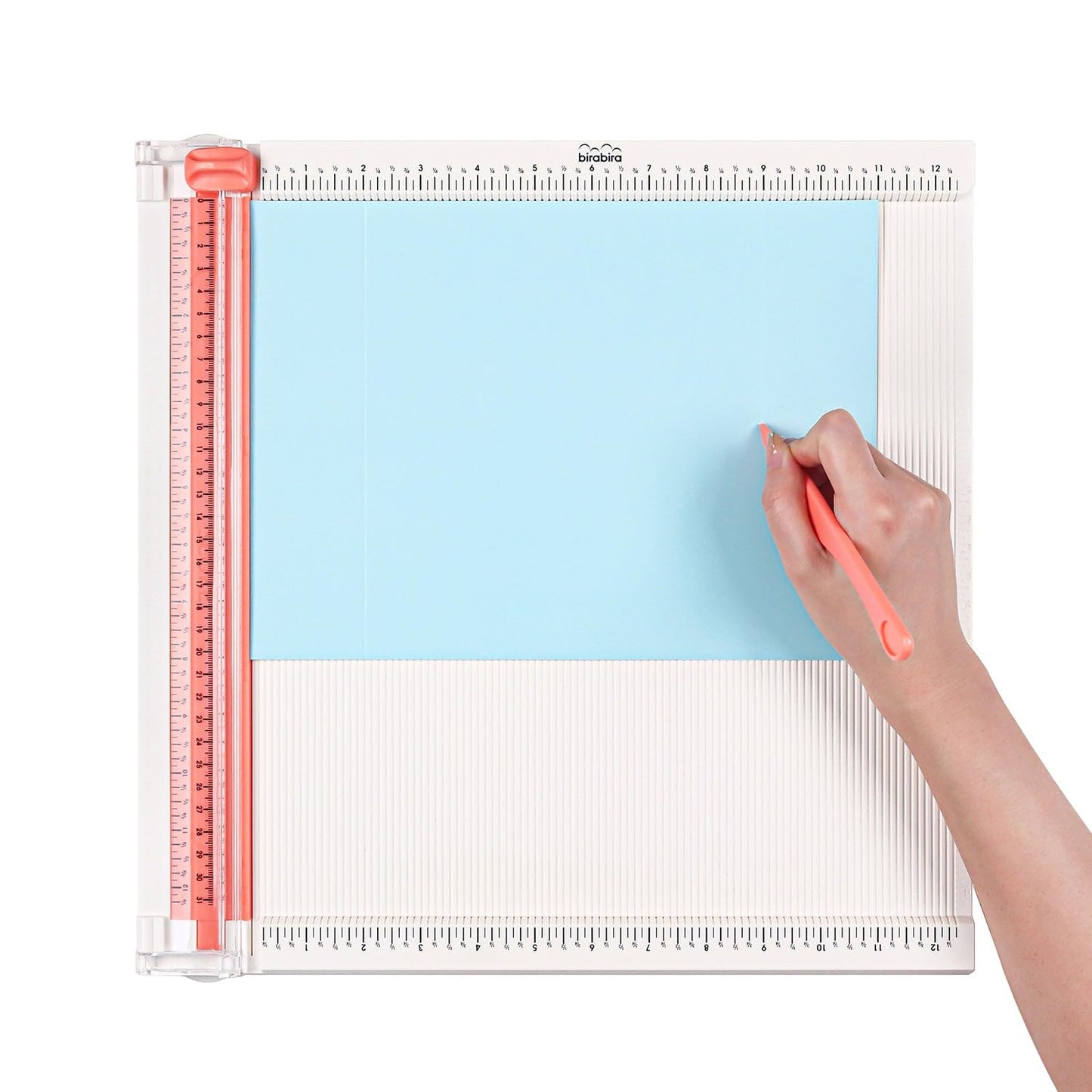 Bira Trim and Score Board, Includes 12x12 Inch Board, Scoring Tool and Envelope Maker for Card Making