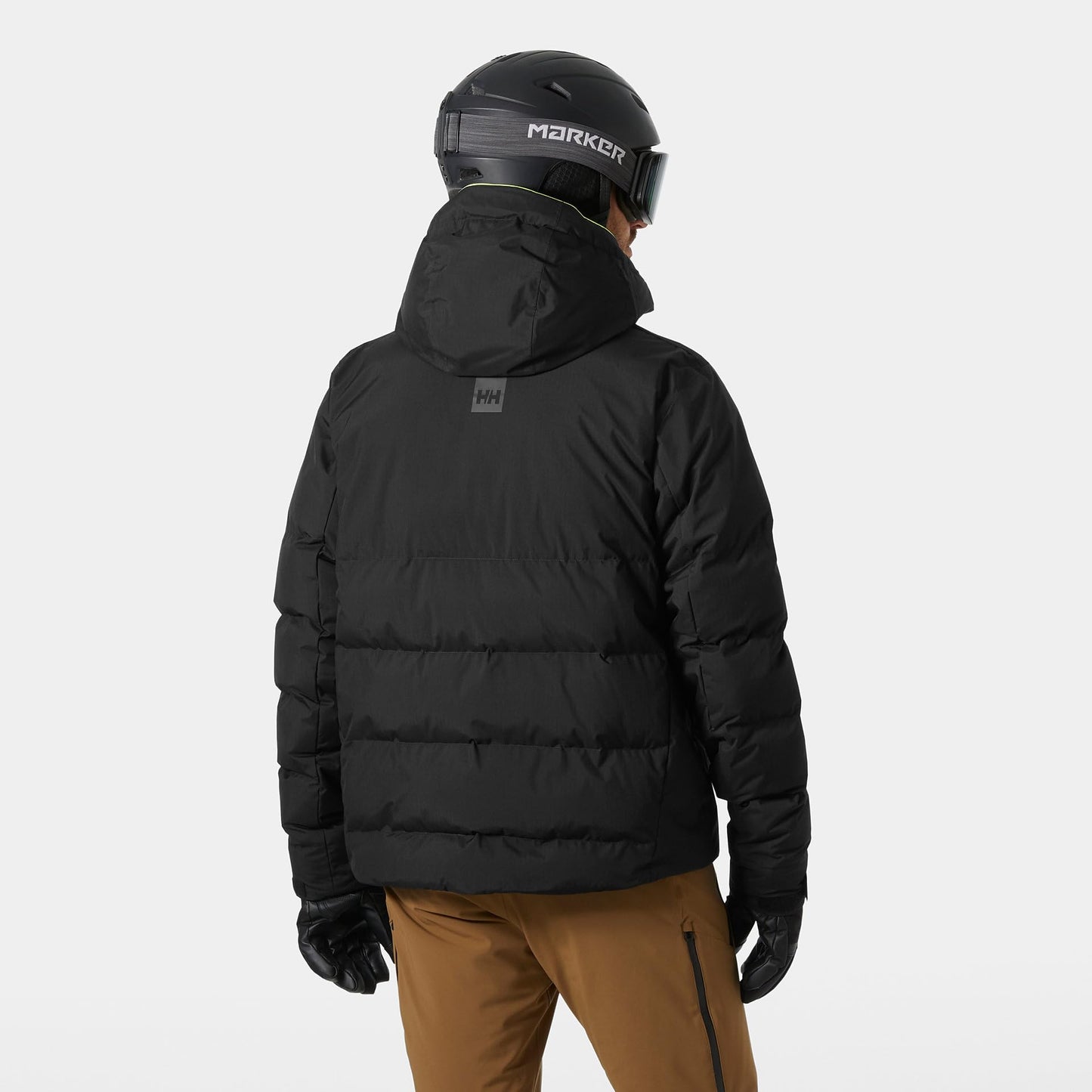 Helly Hansen KVITFJELL Race Puffy Jacket - Men's Warm, Protective, Athletic-Insulated Ski Coat, 990 Black - L
