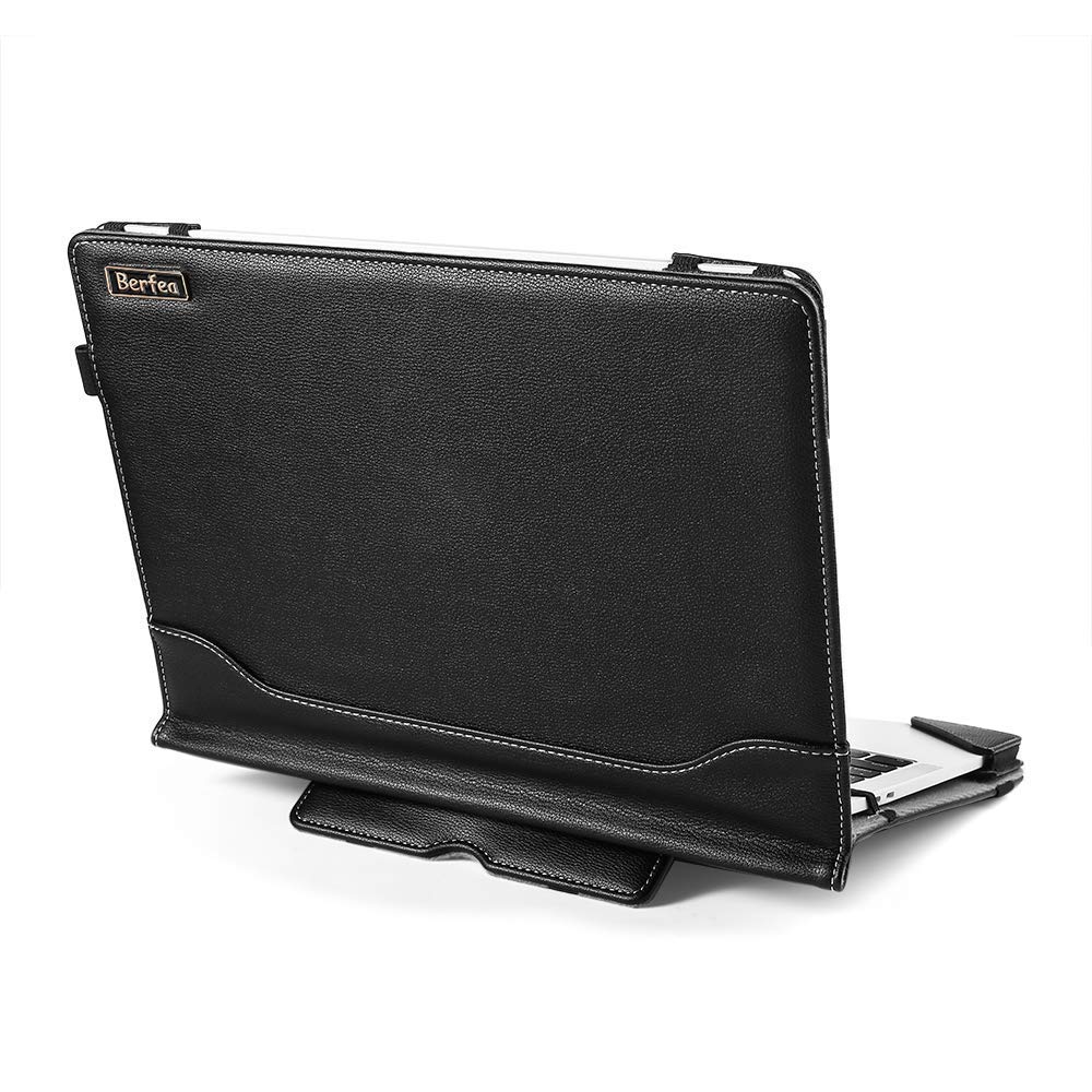 Berfea Protective Case Cover Compatible with Dell Latitude 5531 5530 5540 5550 15.6 inch Laptop Sleeve Notebook PU Leather Stand Hard Case Skin Pouch