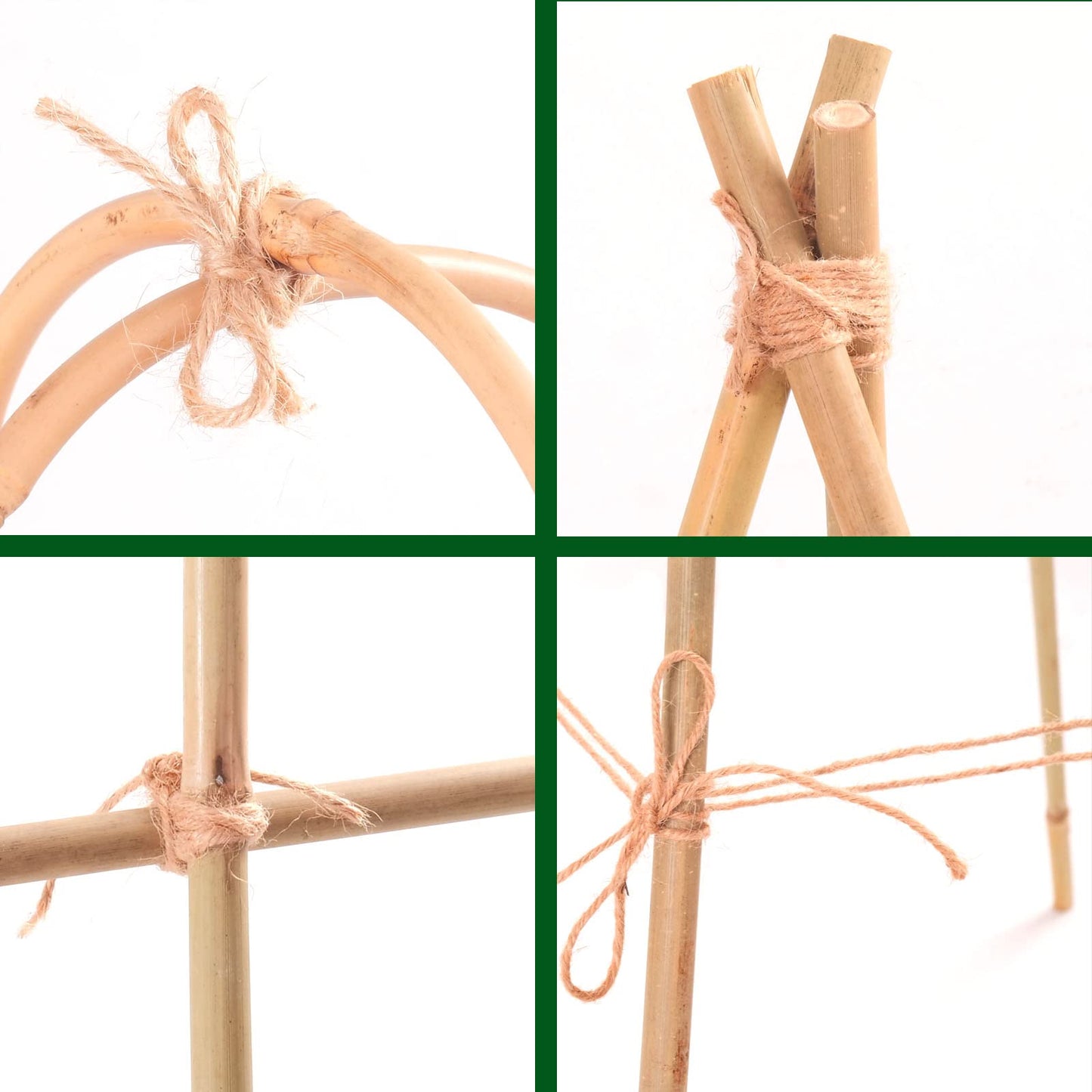 Cambaverd Garden Twine Natural Jute Twine 200 Feet 3mm 4ply Twine String for Climbing Plants Gardening Crafts Gifts Wrapping Decoration Bundling Packing String