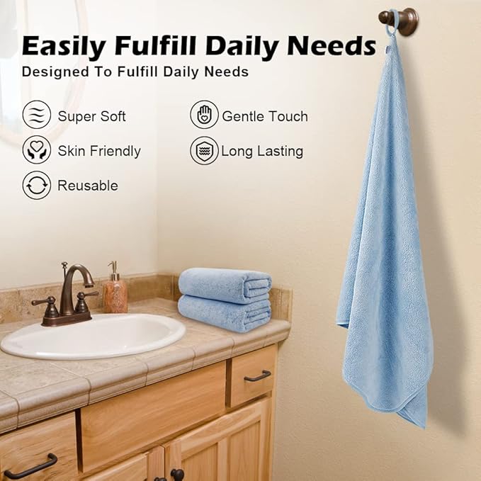 Orighty 2-Pack Microfiber Bath Towels