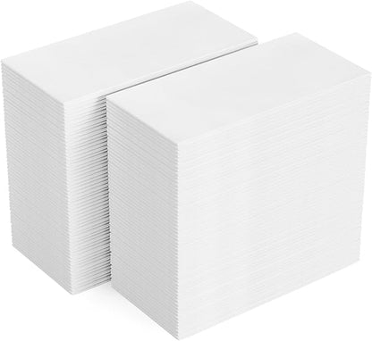 FOCUSLINE 200 Disposable Bathroom Napkins, Linen-Feel Paper Guest Towels