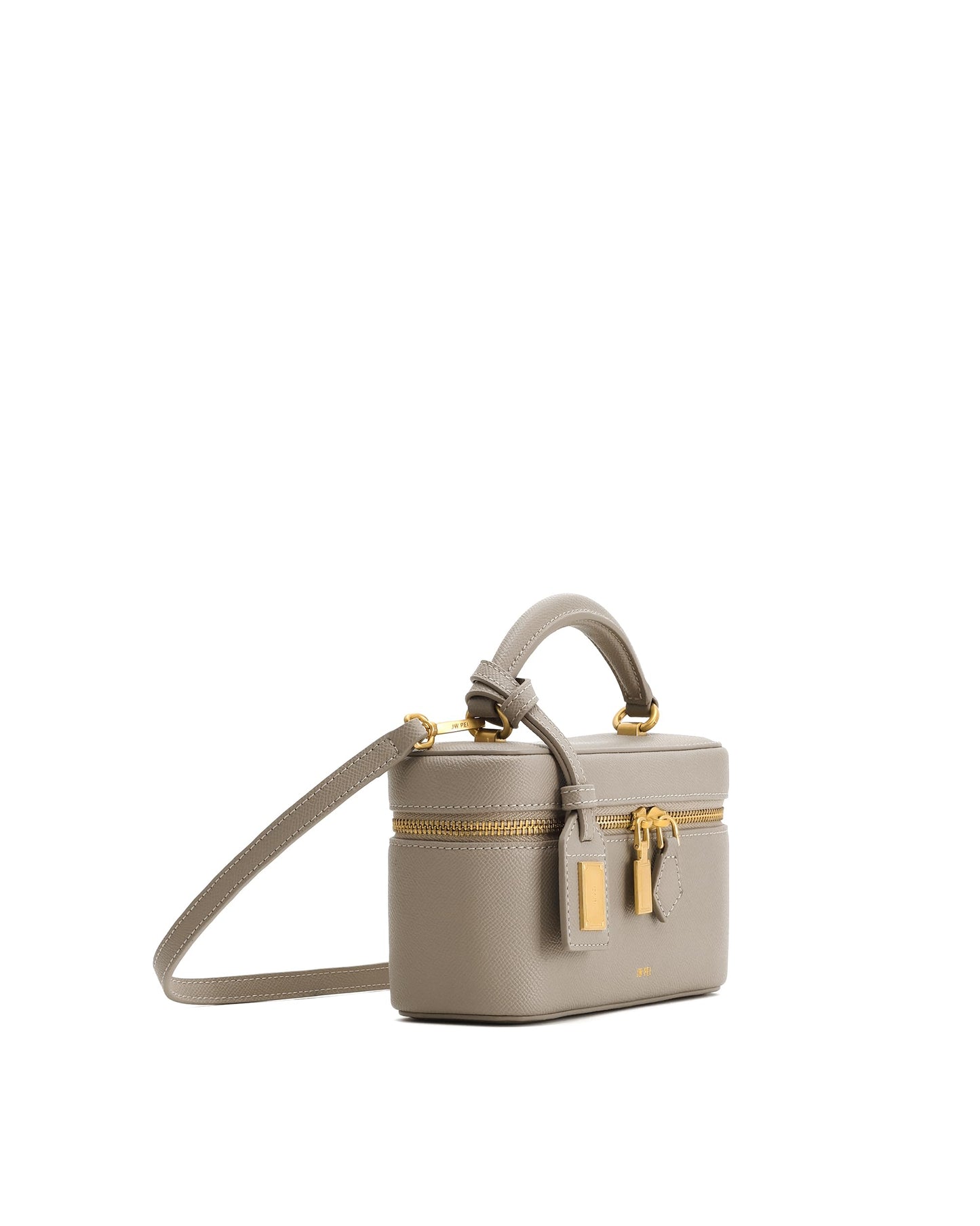JW PEI Women's Cleo Box Shape Top Handle Bag - Taupe