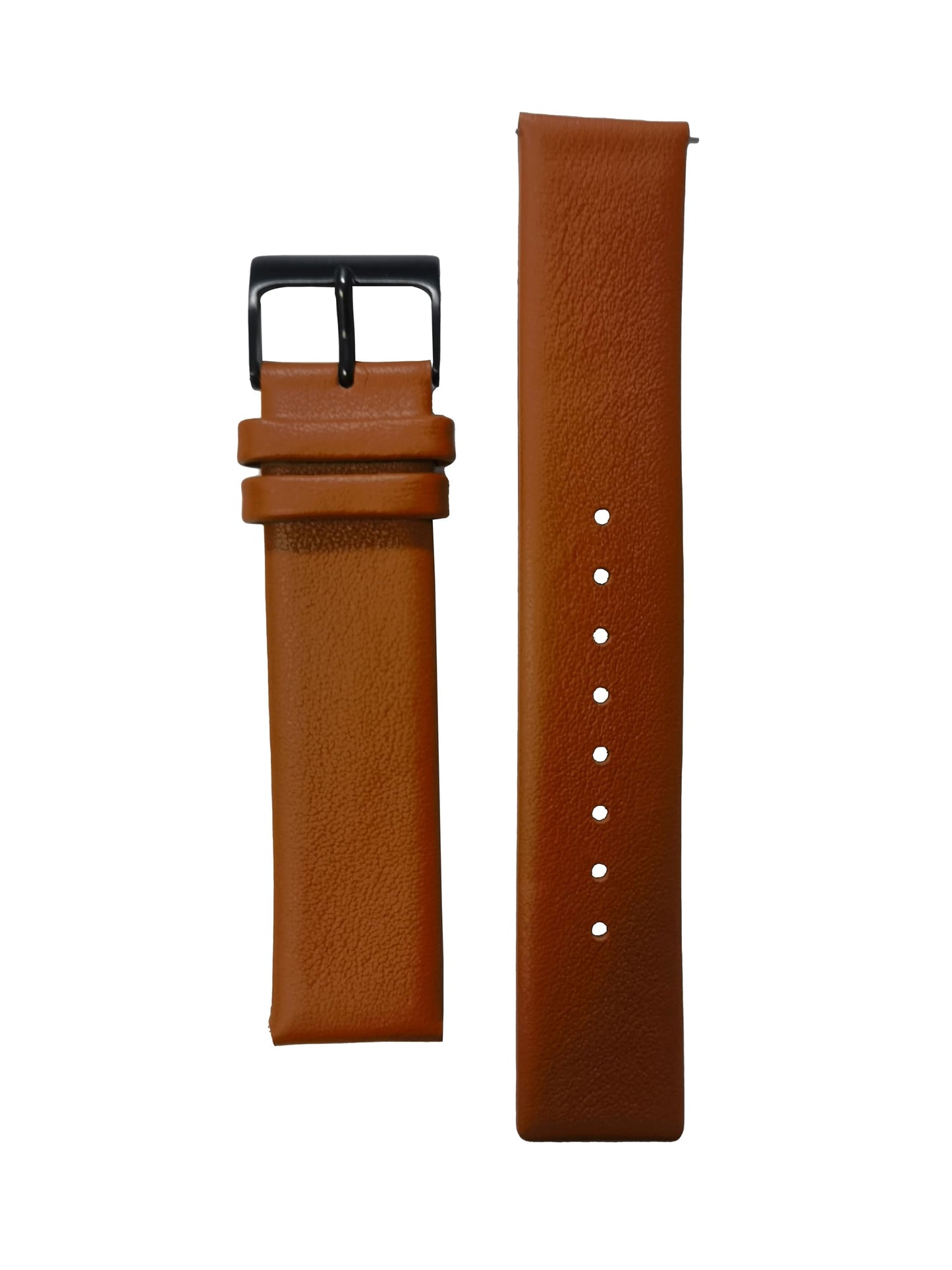 NZZXTO Replacement Leather Watch Band for Skagen Bering Unisex Watches with pin 20mm 22mm Cowhide is soft and durable （20mm Light brown-black）