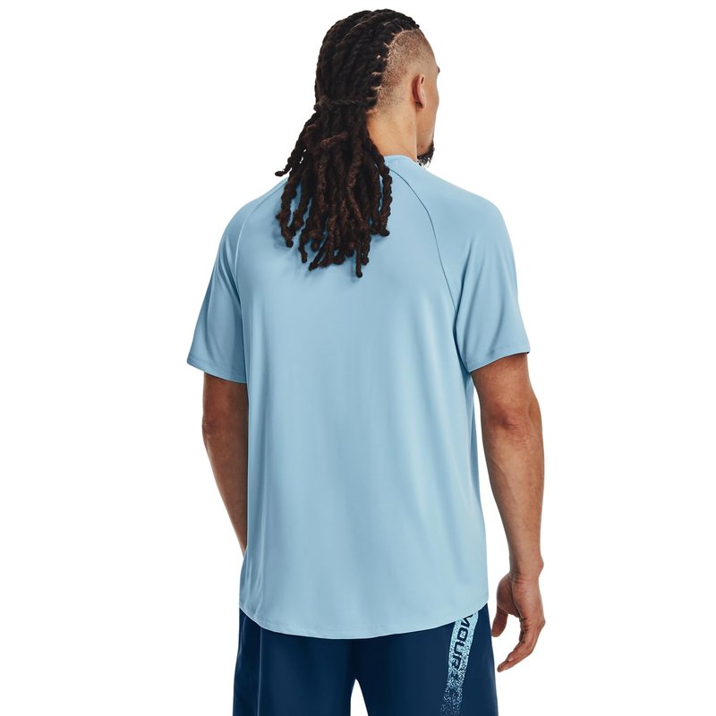 Under Armour Men's Tech 2.0 Short-Sleeve T-Shirt, (490) Blizzard / / Black, Small