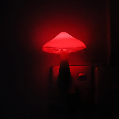 AUSAYE Sensor LED Night Light Plug in Wall Lamp, Energy Saving NightLight Cute Mushroom Night Lights for Adults Kids Bedroom,Bathroom,Toilet, Stairs, Kitchen,Hallway Corridor Warm White