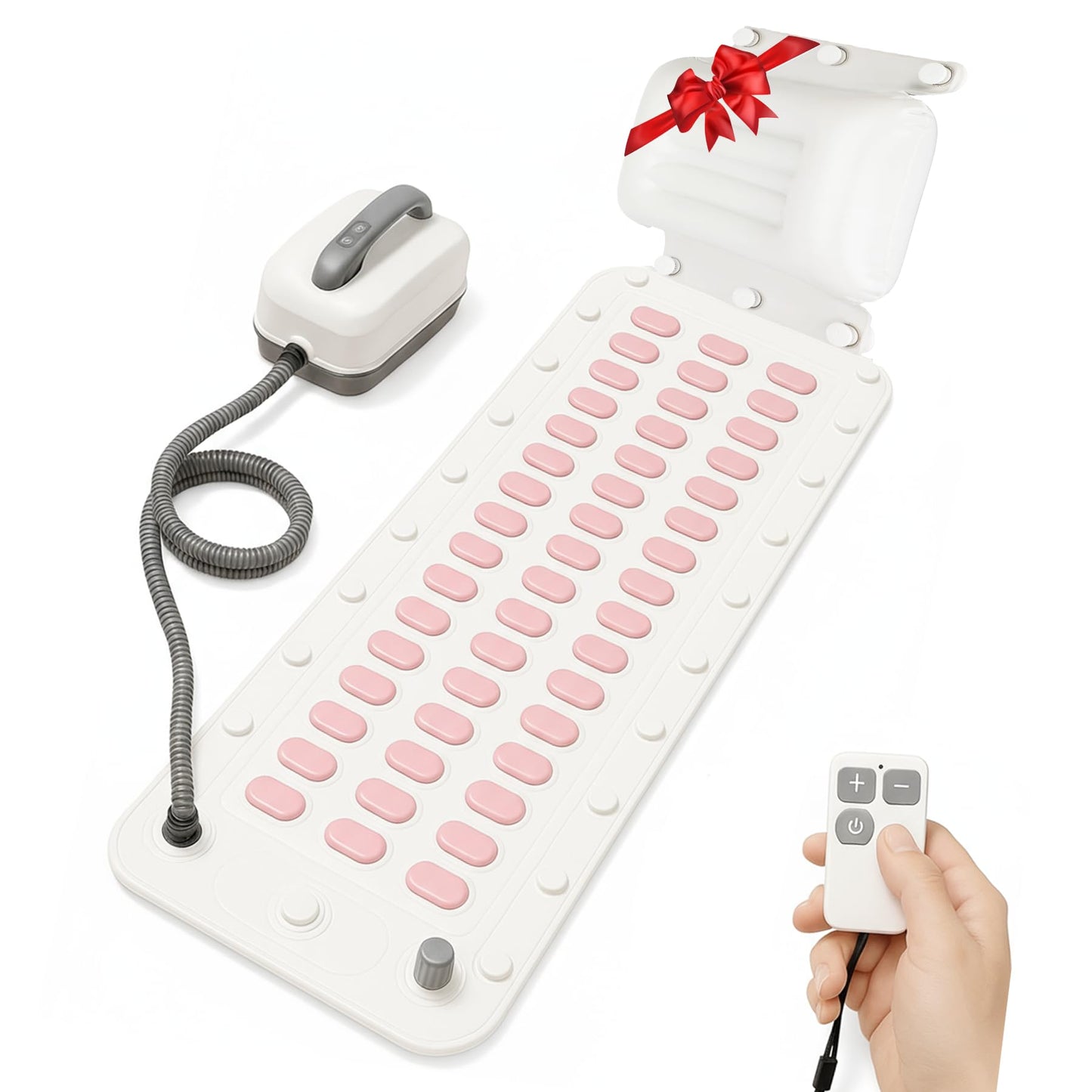 ZSUCC Portable Spa Bubble Bath Massager, Remote Control Adjust 6 Levels