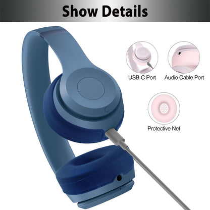 Adhiper Silicone Ear Pads Cover for Beats Solo 4, Washable Sweat Earpad Covers Silicone Case for Beats Solo4 & Solo3 Wireless On-Ear Headphones Accessories Protective Pads Cover (Blue)
