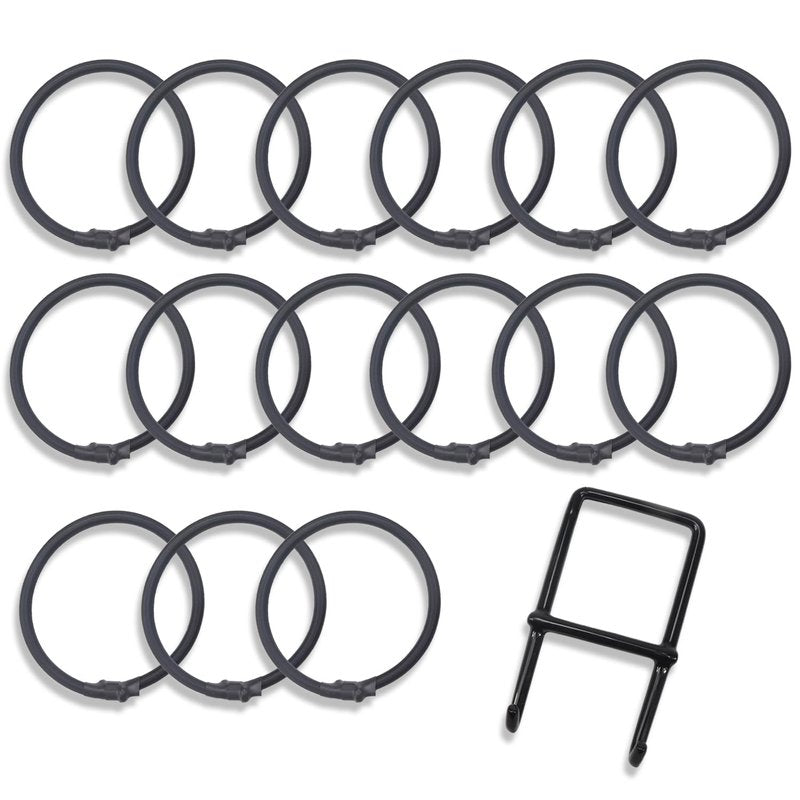 NEWAN 15Pcs Independent Bungee Cords,Replacement for Fitness Trampoline Bungee Cords + Mounting Tool - Max Limit 330 lbs