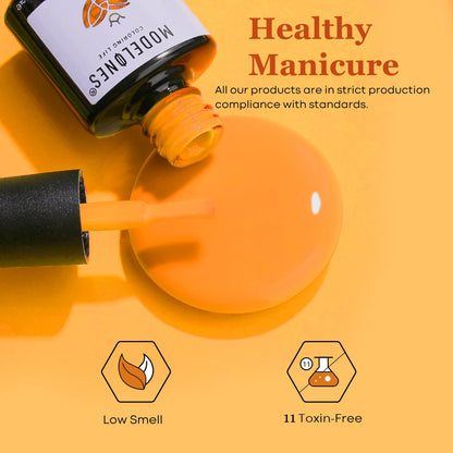 modelones 24PCS Gel Nail Polish Set, Fall Winter Cat Eye Shimmer Gel Polish Kit Soak Off with Glitter, Glossy and Matte Top Base Coat DIY Manicure at Home