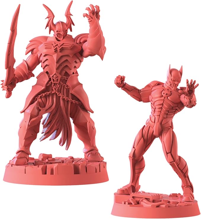 Zombicide Dark Night Metal Pack #2 - Face Horrors Beyond The Dimensions with The Justice League! Cooperative Strategy Board Game Ages 14+ 1-6 Players 60 Minute Playtime Made by CMON