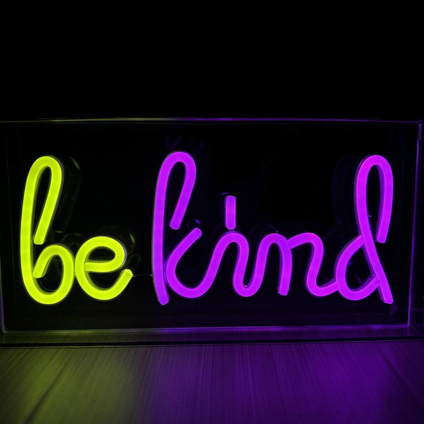 Be Kind Neon Light Sign,3D Standable Neon Marquee Letters Sign for Girls Room Decor Home Bedroom, Pub, Hotel, Beach, Cocktail, Man Cave Gift,USB Powered 11.8"*5.9"*1.7"
