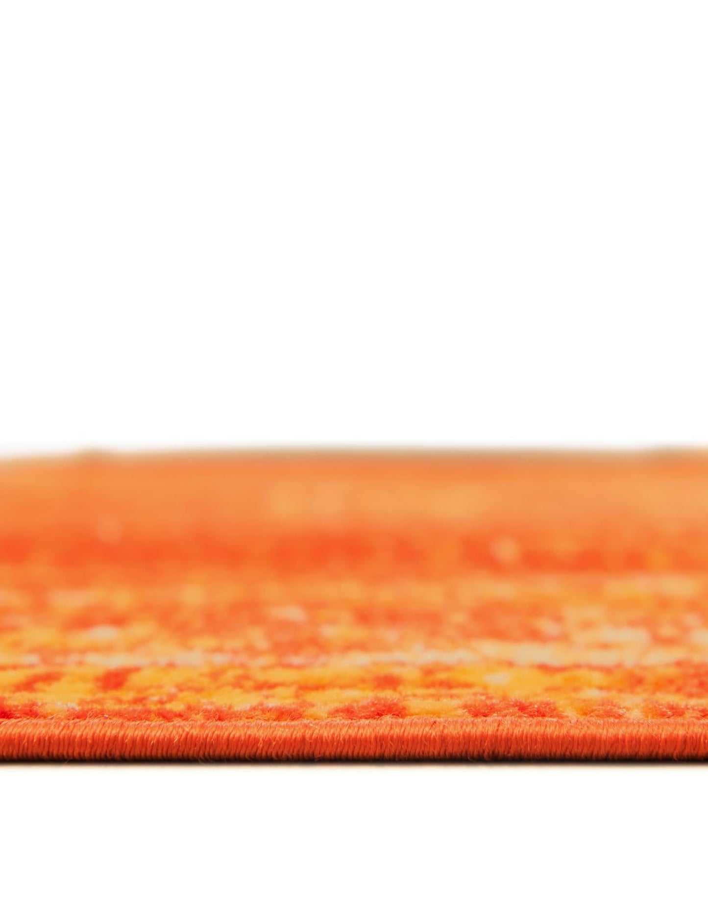 Unique Loom Sofia Collection Area Rug - Casino (4' 1" x 6' 1" Rectangle, Orange/ Ivory)