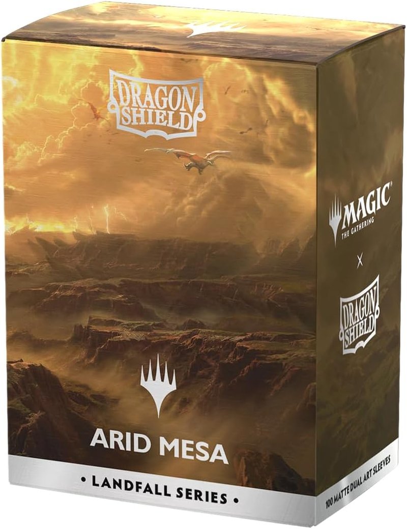 Dragon Shield Matte Dual Art Sleeves - 100 Count Premium TCG Sleeves for MTG, Pokémon & One Piece | Arid Mesa Design