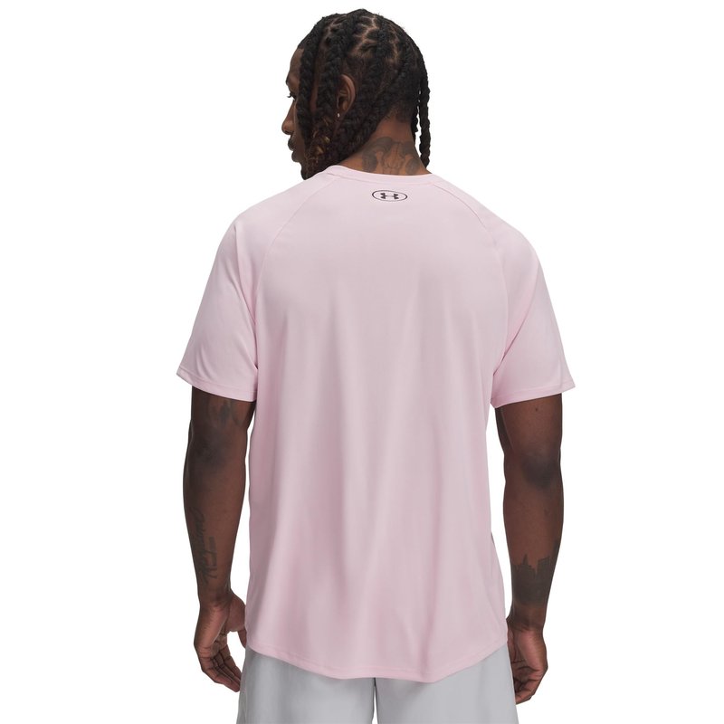 Under Armour Men's Tech 2.0 Short-Sleeve T-Shirt, (647) Prime Pink / / Black, Large