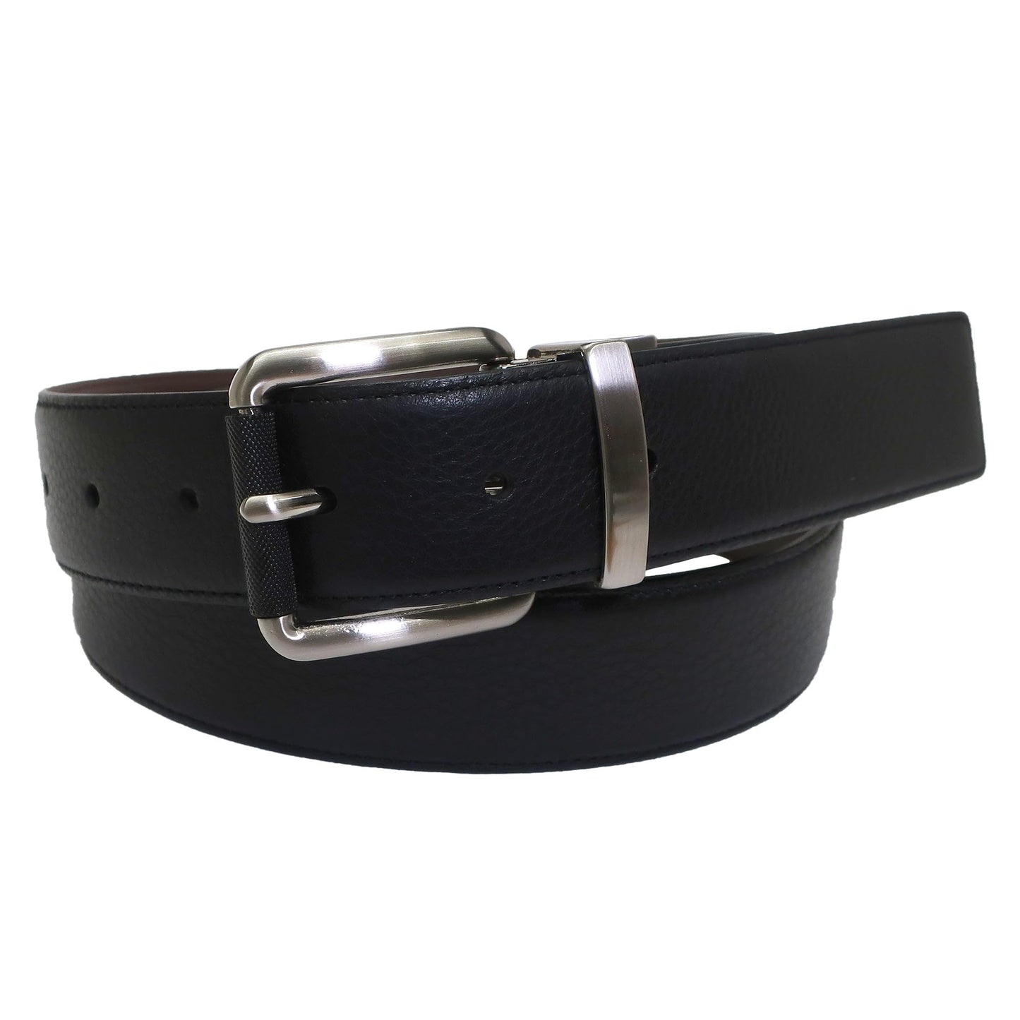 IZOD, Mens, Reversible Leather Belt, Brown, 42/44