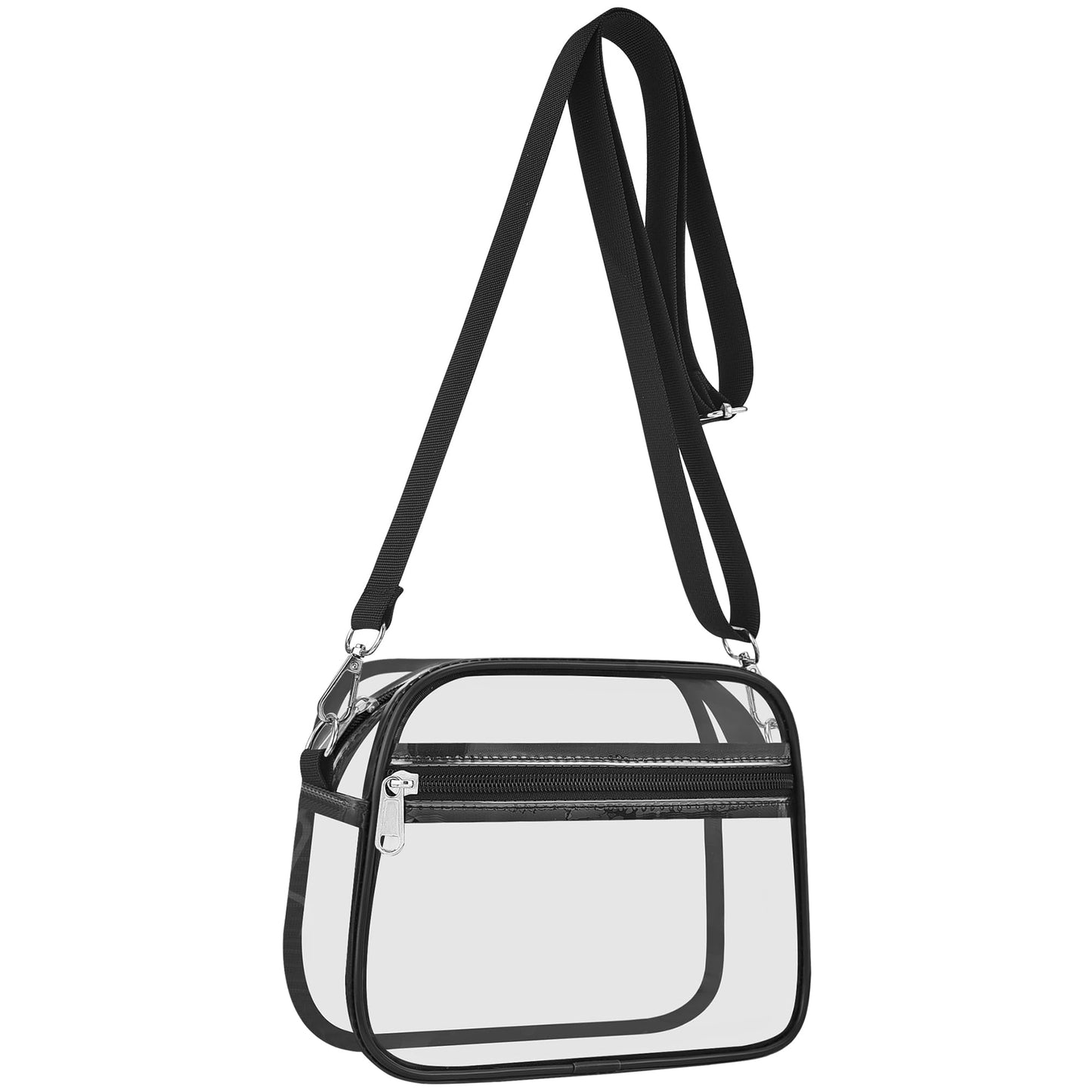 Clear Bag for Stadium Events Clear Sports Fan Handbags Purses with Adjustbale Strap for Concerts Festivals Game Day
