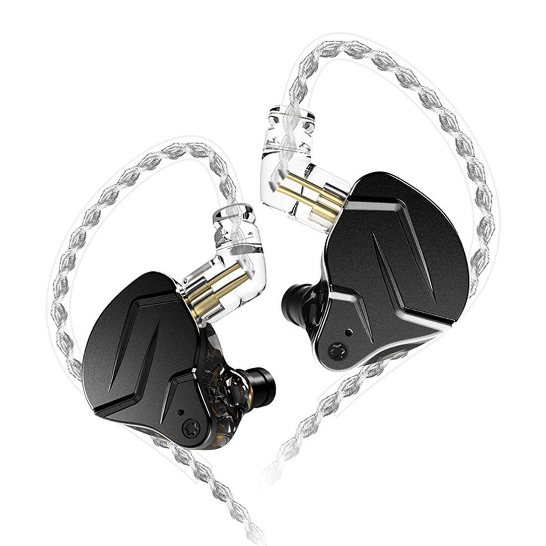 CCA KZ ZSN Pro X Dual Driver in Ear Monitor Earphone 1BA 1DD Wired Earphone HiFi Sport Gaming Earbuds Headphones Compatibility for Phone Computer Tablet