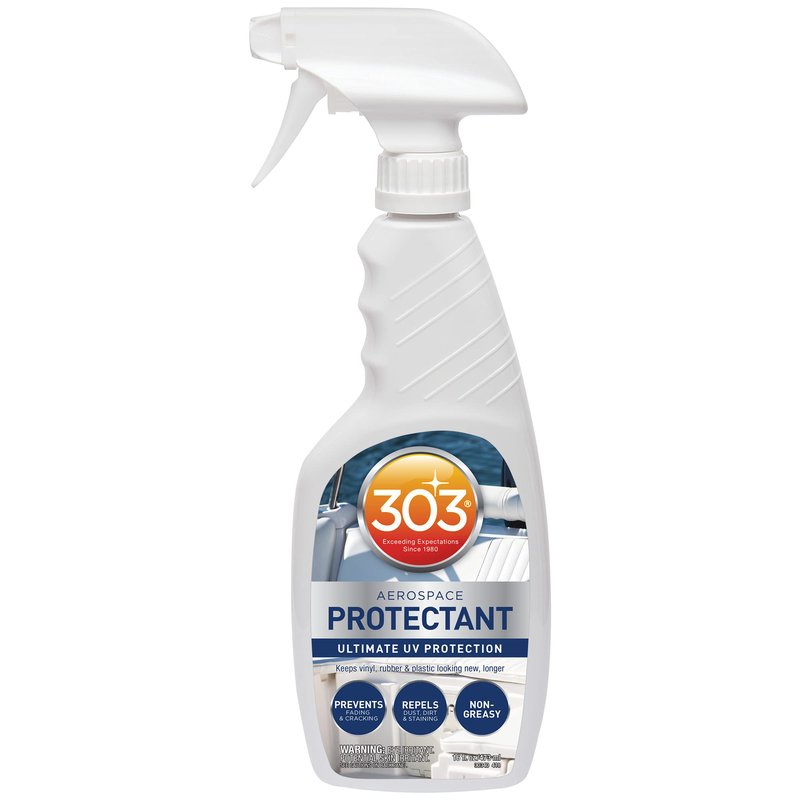 303 Products Marine Aerospace Protectant Spray, UV Protection for Boat Vinyl & Surfaces – Repels Dust, Dirt & Staining, Matte Finish, Restores Like-New Appearance, 16 oz