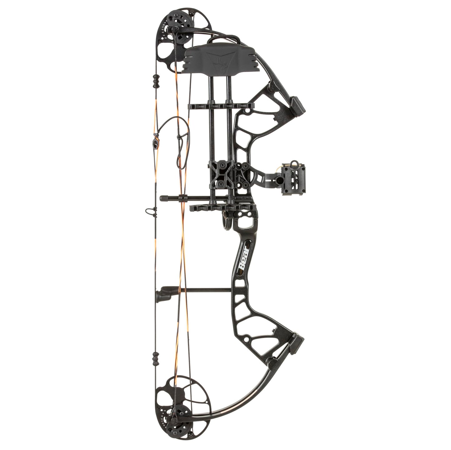 Bear Archery Royale Ready to Hunt Compound Bow Archery Set with Archery Accessories for Adults and Youths, 12”- 27” Draw Length, 5-50 Lbs Draw Weight, Up to 290 FPS