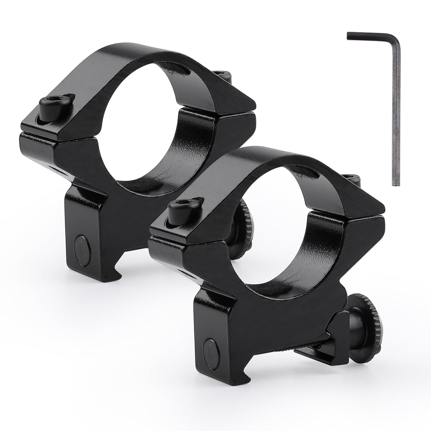 JINSE 1 inch Scope Rings, 2pcs Low Profile Scope Mount for Picatinny Rail