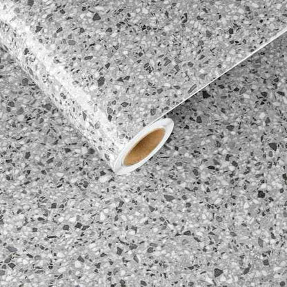 Granite Contact Paper for Countertops Peel and Stick Wallpaper Removable Self Adhesive Stick on Wallpaper Vinyl Temporary Marble Countertop Contact Paper Grey Kitchen Backsplash 15.7" x 78.7"