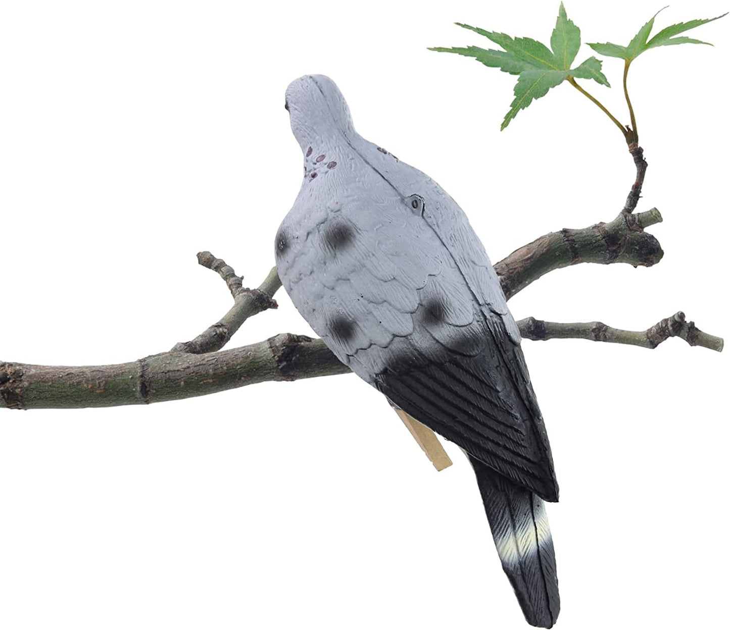 GUGULUZA Dove Hunting Decoys, Realistic Clip on Doves Decoy w/Clips and Accessories for Hunting Garden Decorative (6 Count)