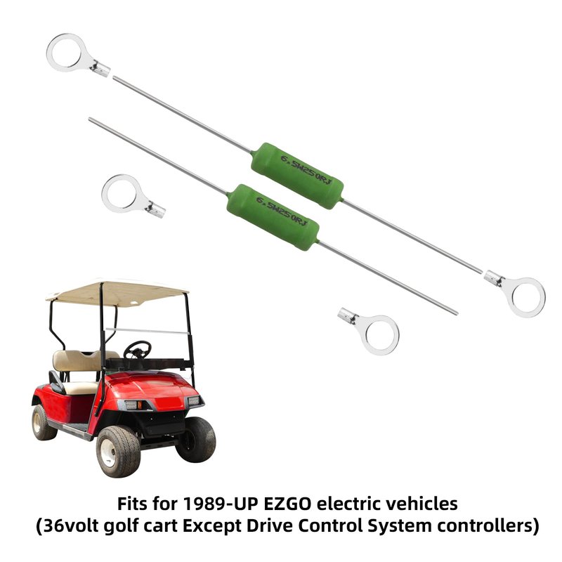 Roykaw 36V Golf Cart Solenoid Resistor Assembly for EZGO RXV/TXT/Medalist 1989-up Electric Golf Cart (Except DCS), OEM# 21764-G1