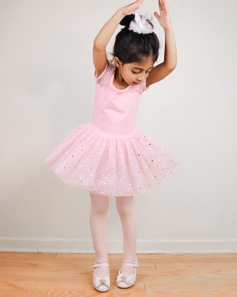 Stelle Girls' Ultra Soft Pro Dance Tight/Ballet Footed Tight(Toddler/Little Kid/Big Kid),2BP+WT,M