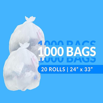 Reli. SuperValue 13 Gallon Trash Bags | 1000 Count Bulk | Tall Kitchen | Can