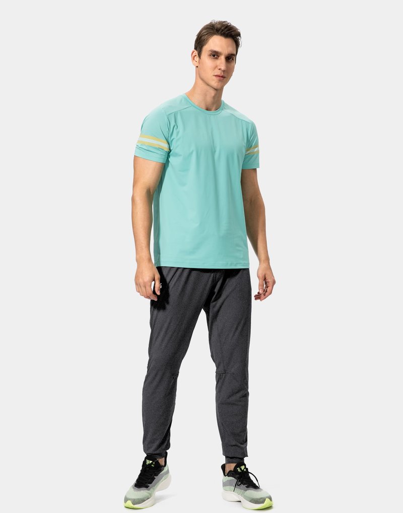 G Gradual Men's Sweatpants with Zipper Pockets Athletic Pants Traning Track Pants Joggers for Men Soccer, Running, Workout(Heathered Black,XS)