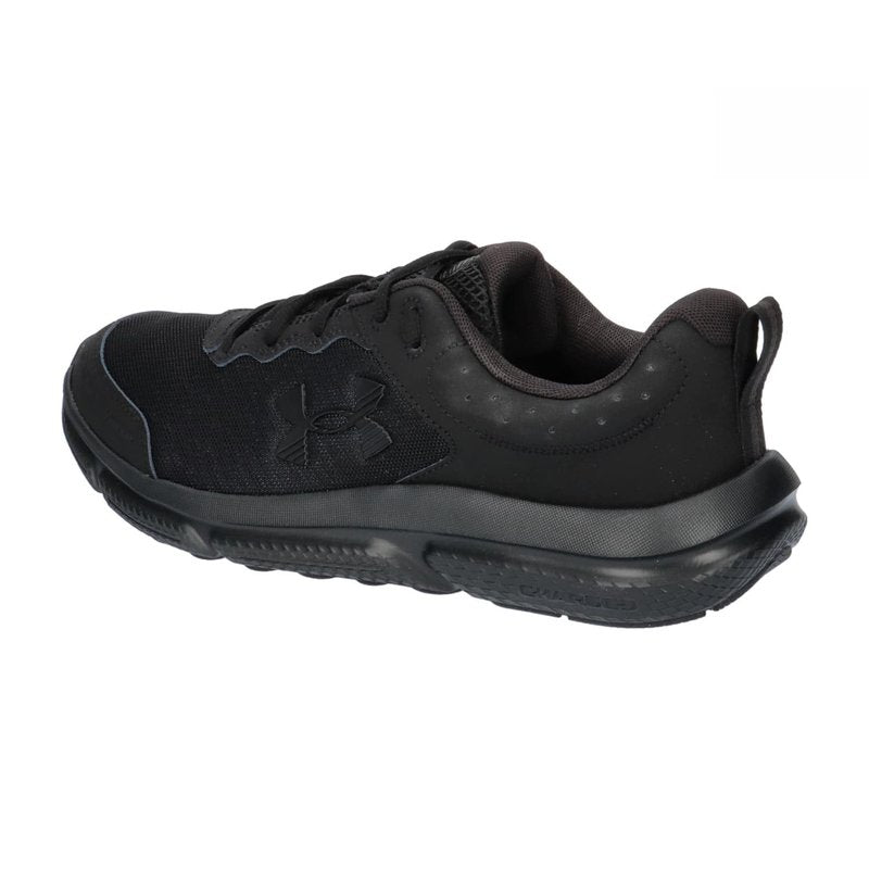 Under Armour Men's Charged Assert 10 Shoes, (002) Black/Black/Black, 13 Wide