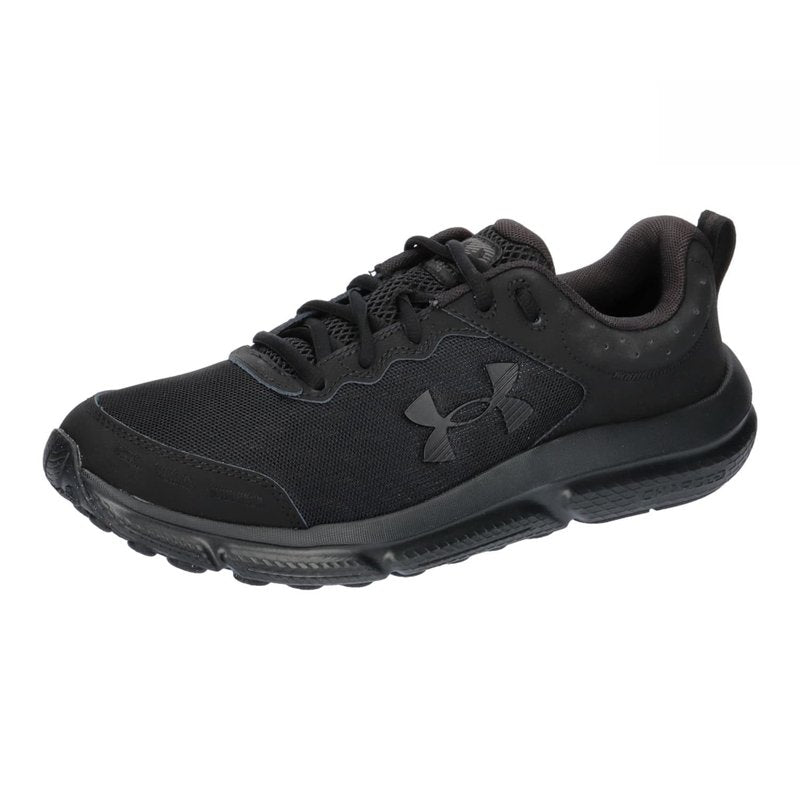 Under Armour Men's Charged Assert 10 Shoes, (002) Black/Black/Black, 10 Wide