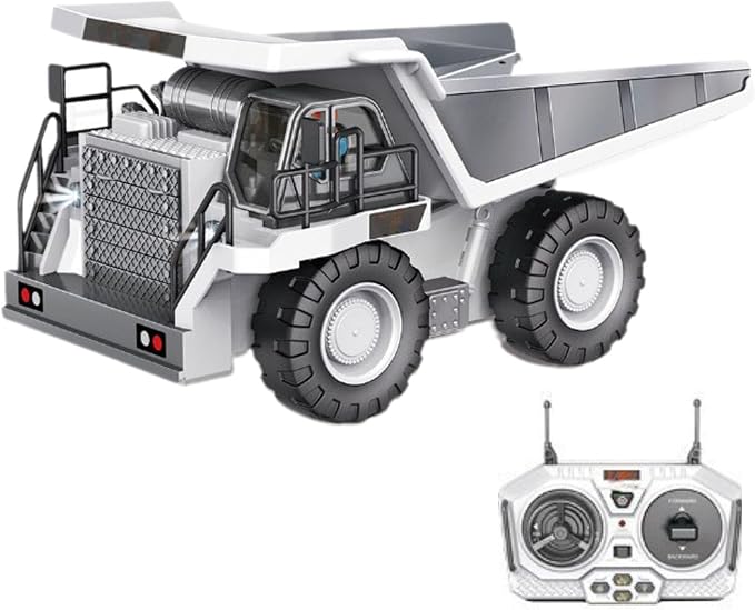 Mudsterz - Mudsterz Trucks Mudsterz Excavator 2.4GHz RC Construction Vehicle with Cool Lights and Real Sounds Realistic Engineering Design Metal Parts Little Builders Big Action (B2)