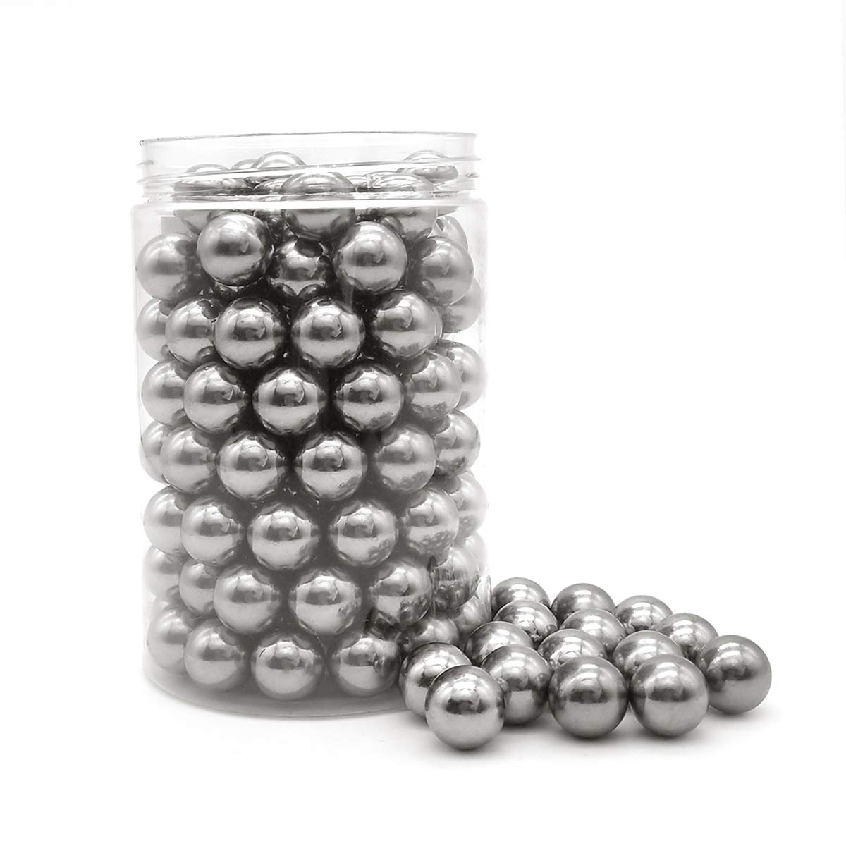 Z QINGZHENG 250Pcs 1/2inch Steel Ball Slingshot Ammo 12.7mm Precision Steel Bearing Balls