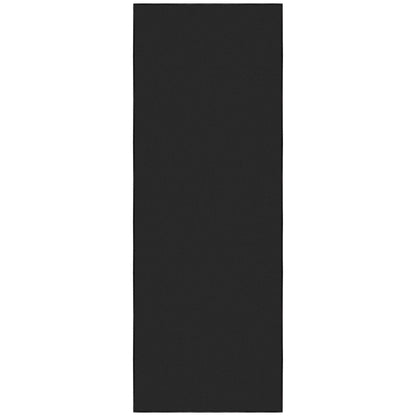 Ottomanson Hallway Runner Rug 2'2" x 6' Non Slip Solid Area Rugs Easy to Clean Laundry Rug Runner Durable & Pet Friendly Floor Carpet Runners for Hallways Entryway Living Room Kitchen, Black
