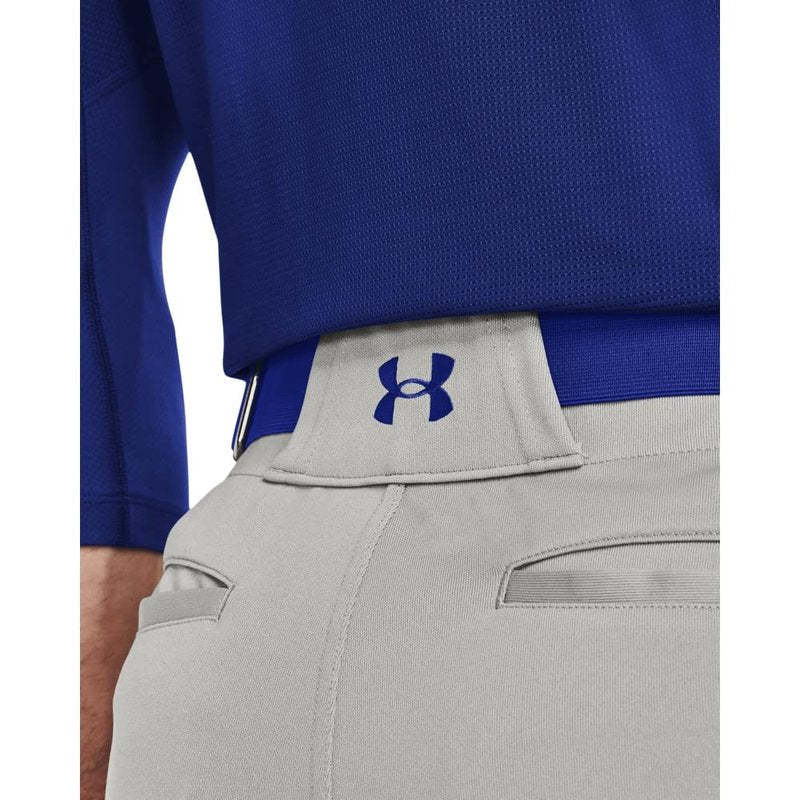 Under Armour Men's Utility Baseball Straight Leg Pant Pipe 22, (081) Baseball Gray/Royal/Royal, Medium