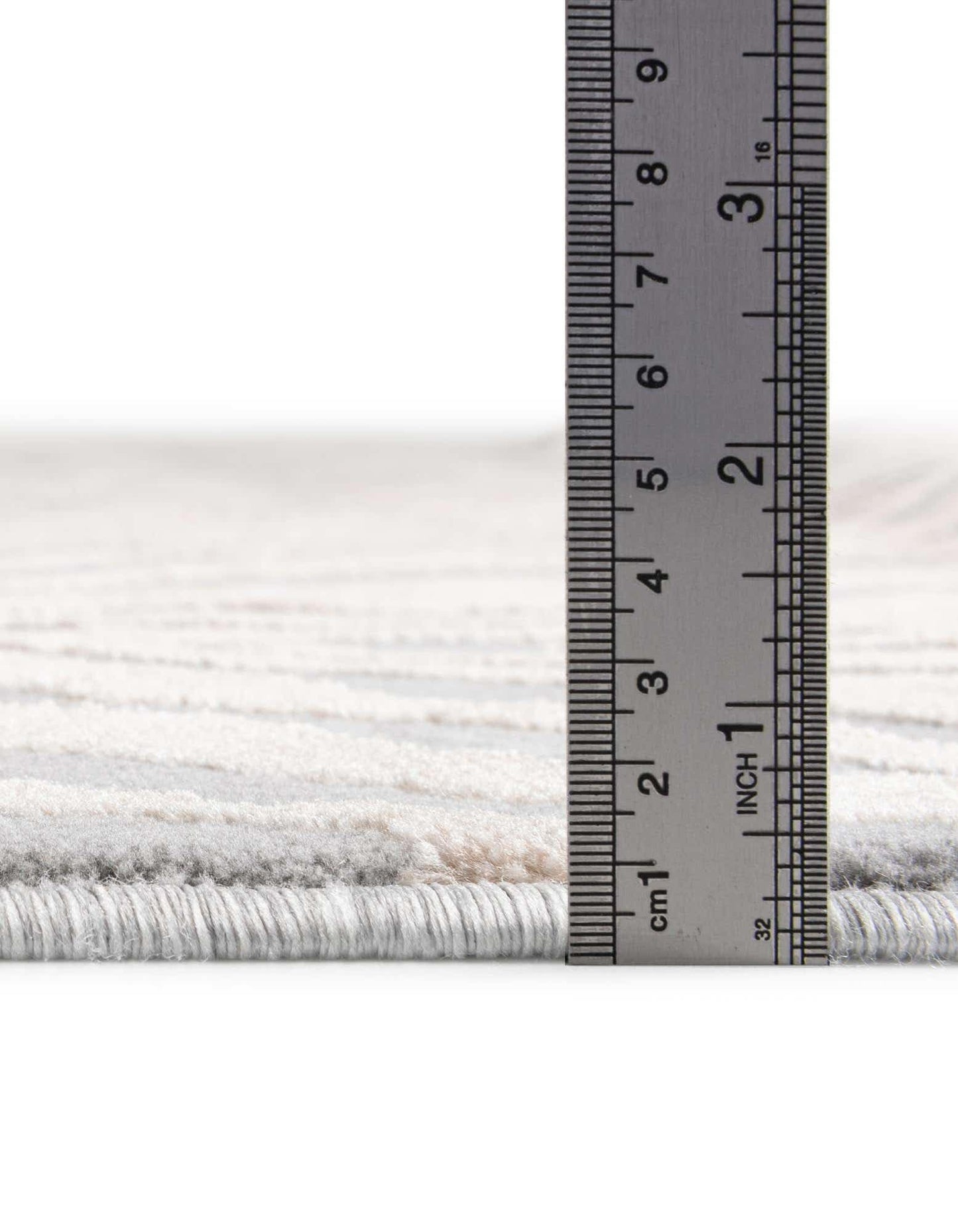 Unique Loom Finsbury Collection Area Rug - Meghan (5' 3" Octagon, Gray and Ivory)
