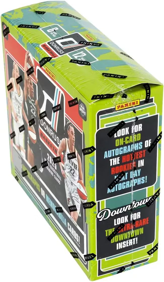 2025 Panini Donruss WNBA Basketball Mega Trading Card Box (1 Autographs or Memorabilia Cards Per Box)