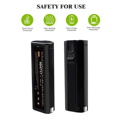 Upgraded 4000mAh 2Packs 6V Ni-MH Replacement Battery for Paslode 404717 Battery Compatible for Paslode B20544E BCPAS-404717 404400 900400 900420 900600 901000 902000 B20720 CF-325 IM200 F18 IM250